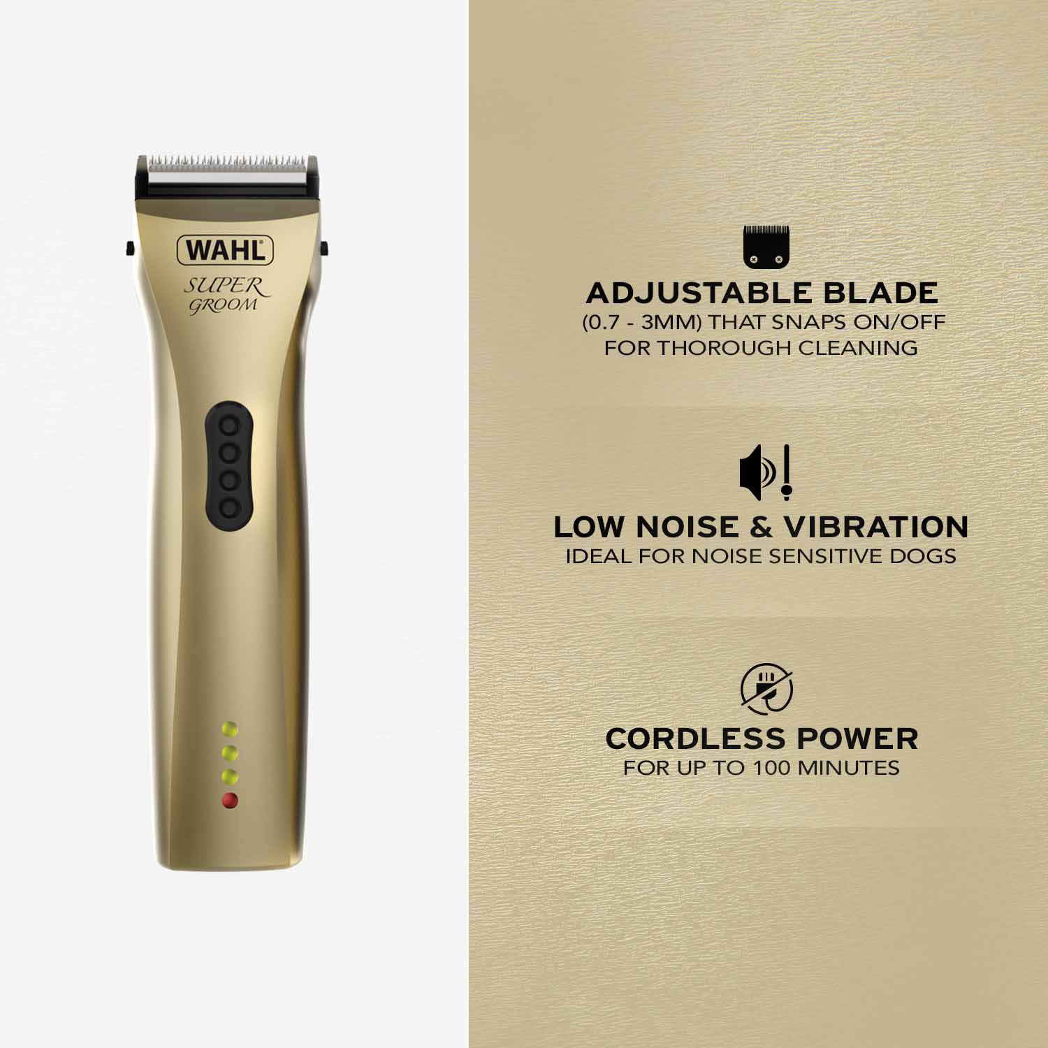 Wahl Super Groom Cordless Dog Clipper Dog Grooming Pets At Home