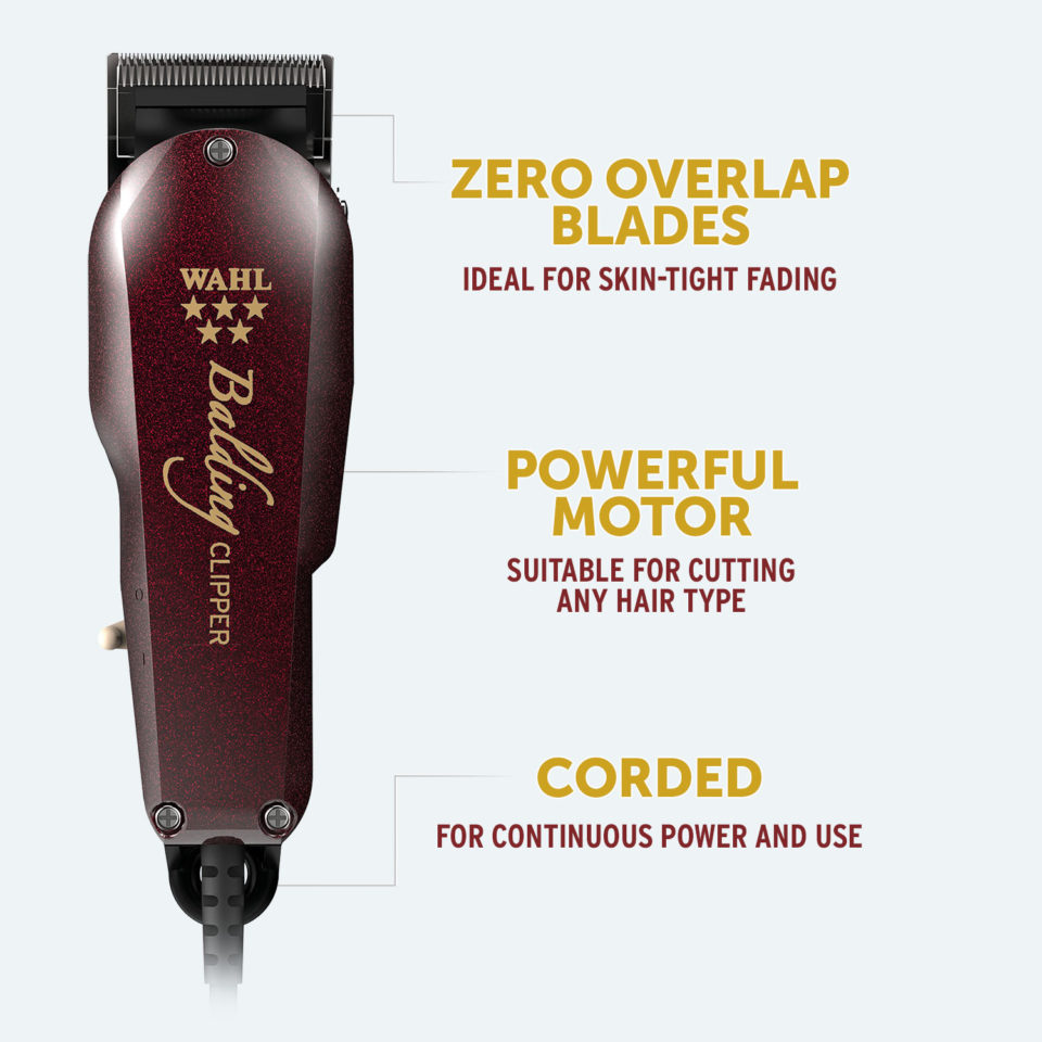 Wahl Balding Clipper Barbers & Hairdressers Tools Afro Clippers