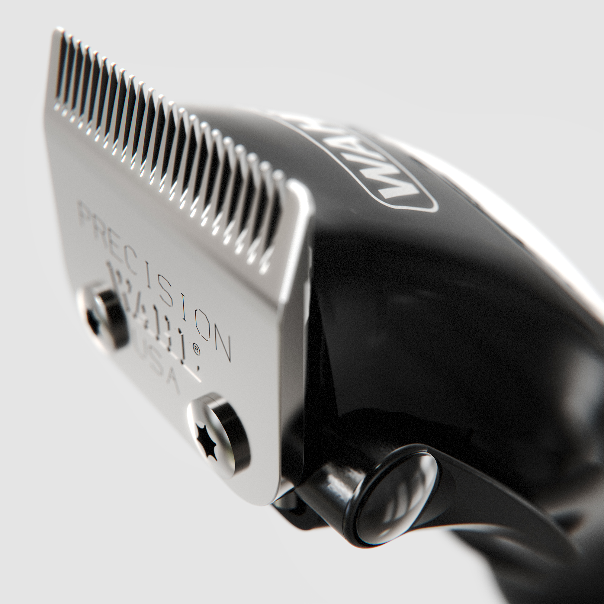 Wahl Power Clipper - Close up view of blades