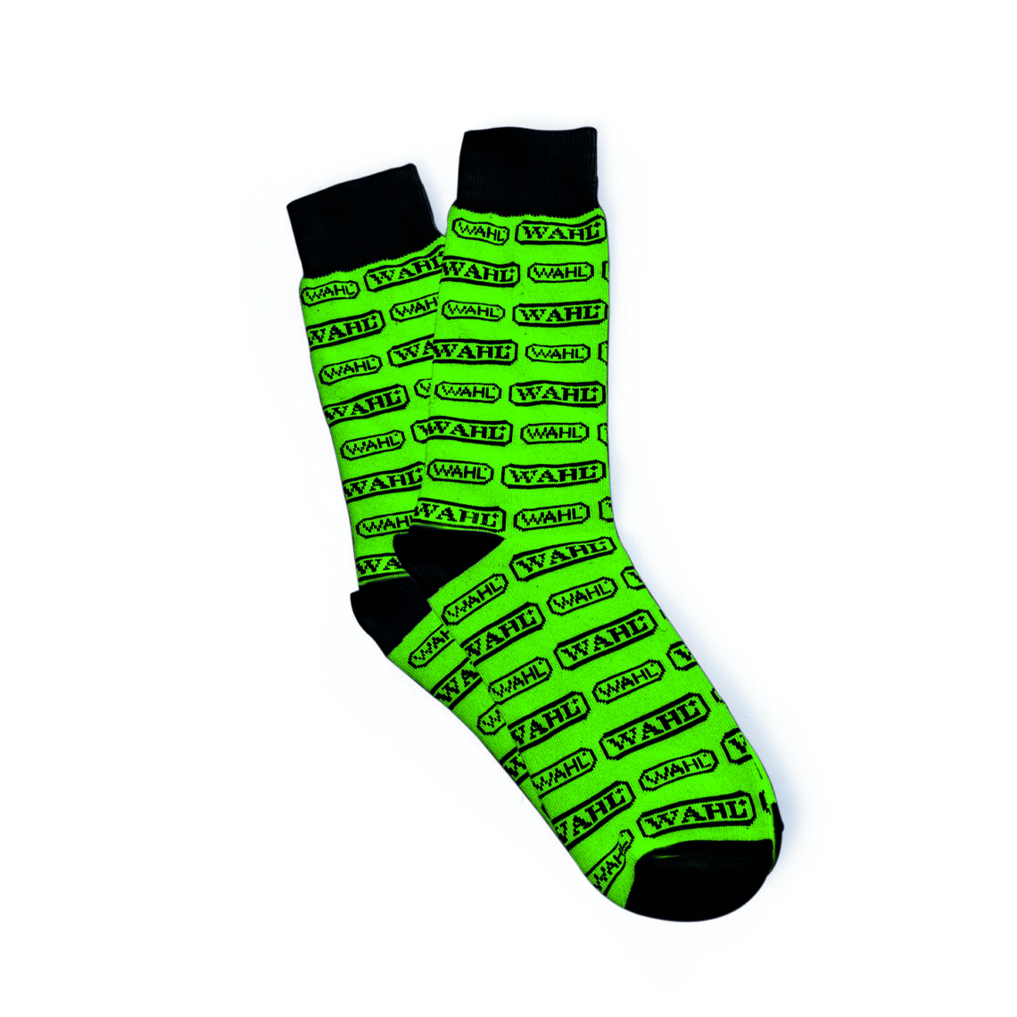 Green and black socks