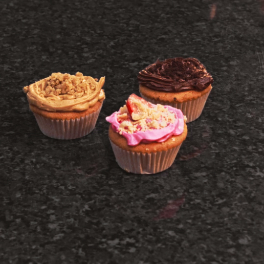 cupcakes 3 ways