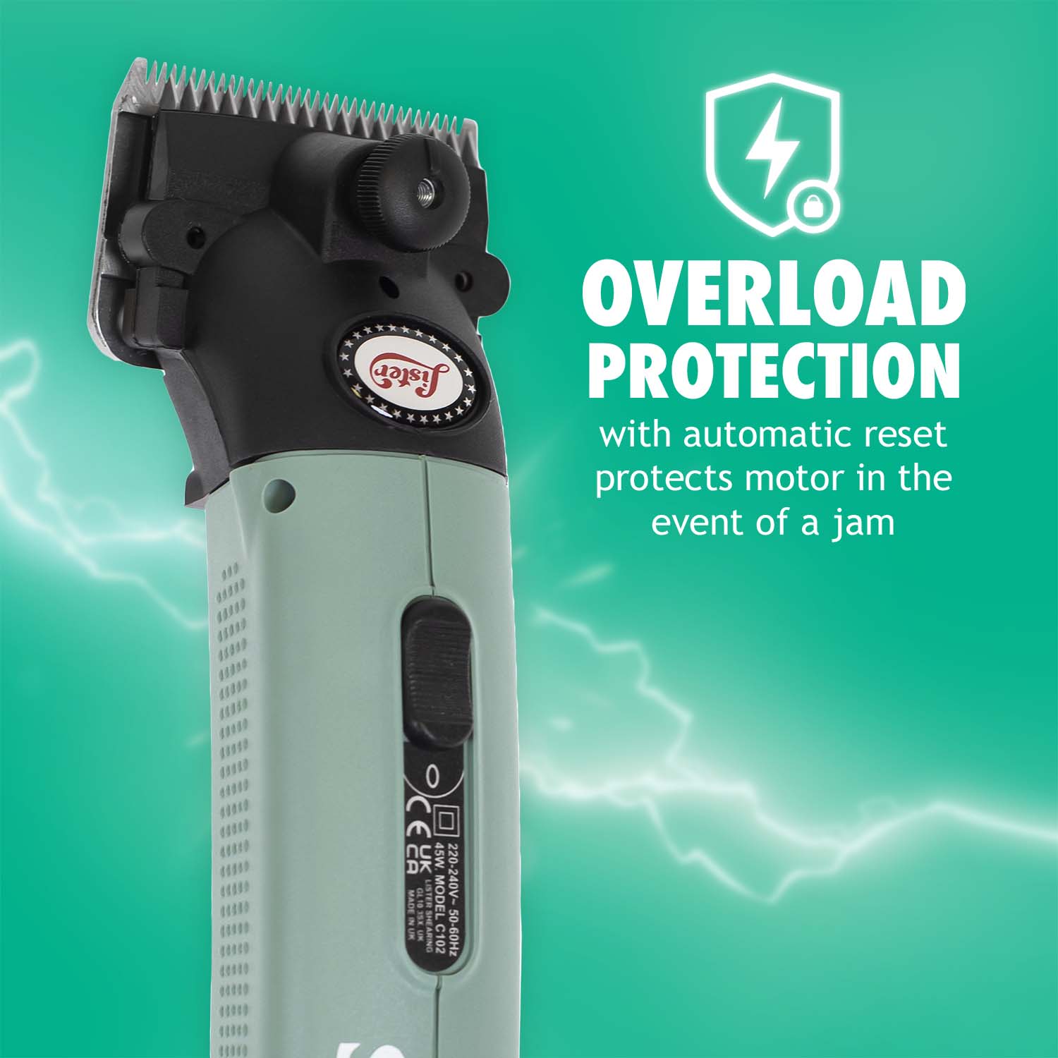 Lister Star Professional Heavy Duty Horse Clipper Holdall Green Wahl UK