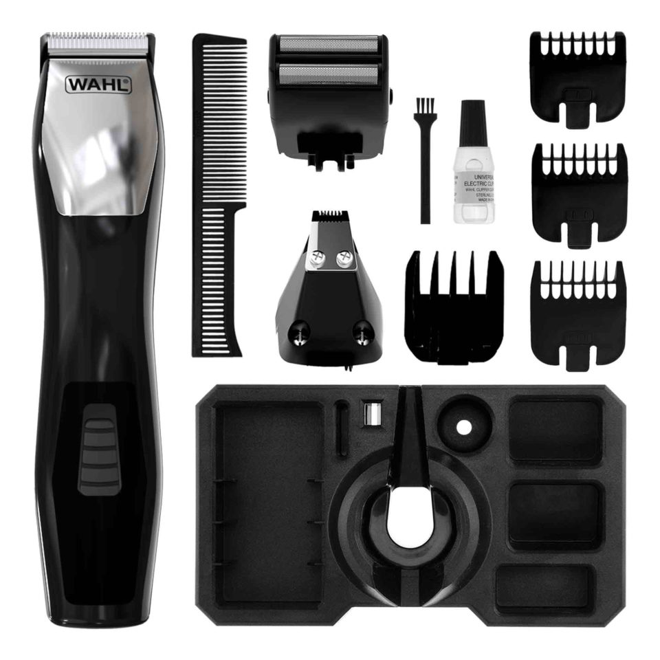 Groomsman 8 in 1 Trimmer Kit Beard & Body Trimming Wahl UK