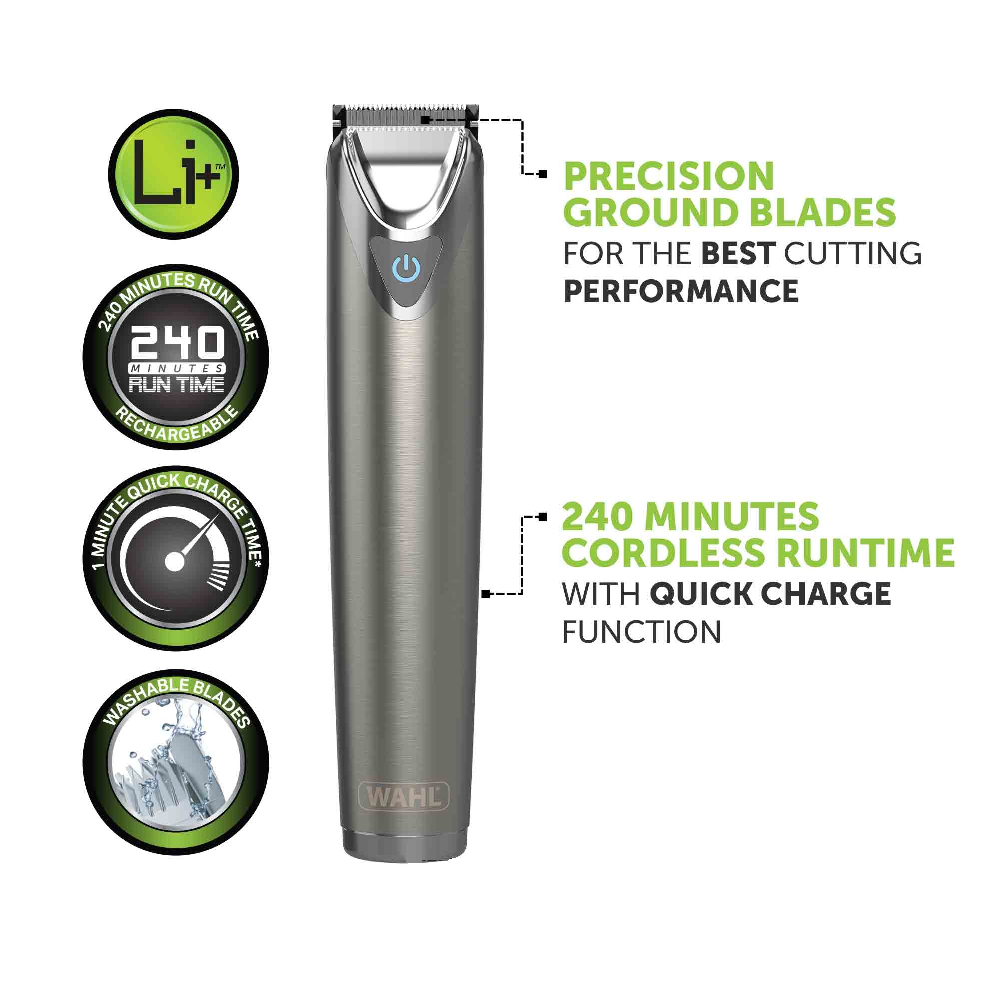 Wahl Stainless Steel Multigroomer Gift Set + Beard Oil