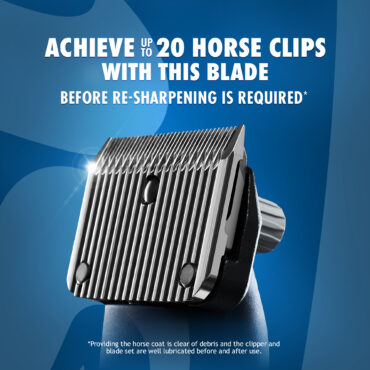Achieve up to 20 horse clips with one blade