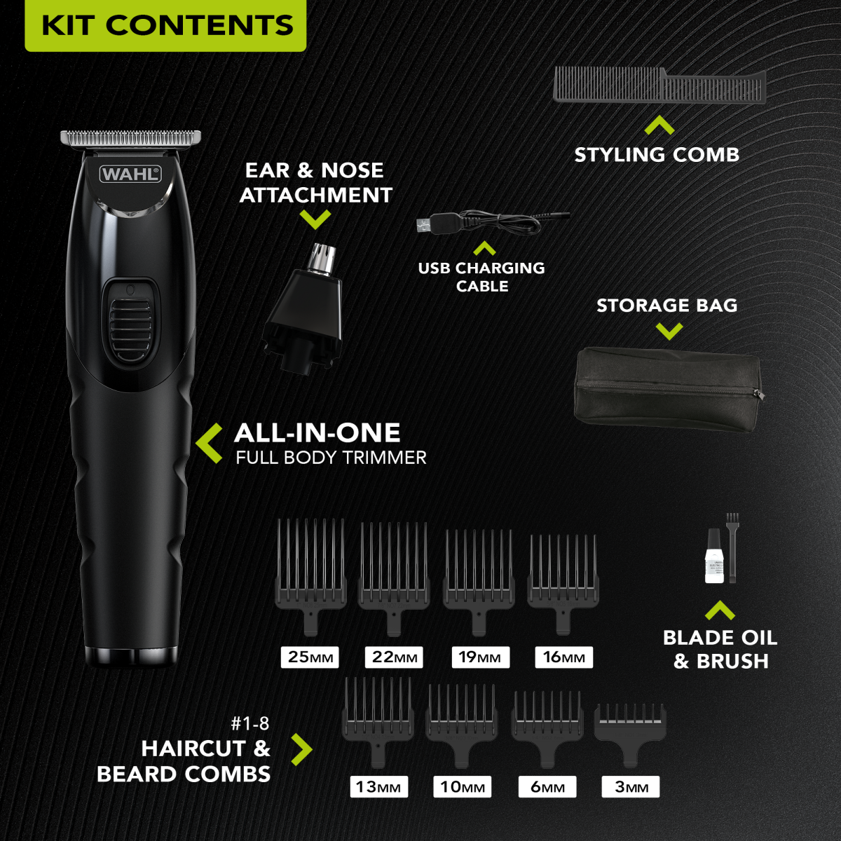 All In One Trimmer - Haircuts, Body Grooming & Detailing - Wahl UK