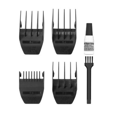 Black Trimmer Attachment Comb Set