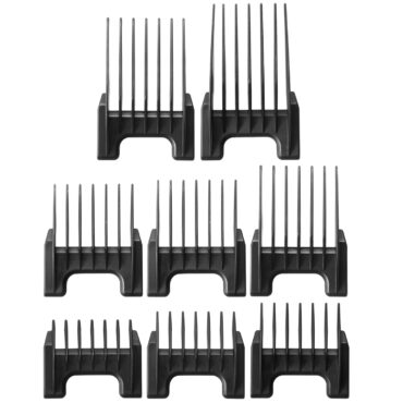 Black Clipper Attachment Comb Set