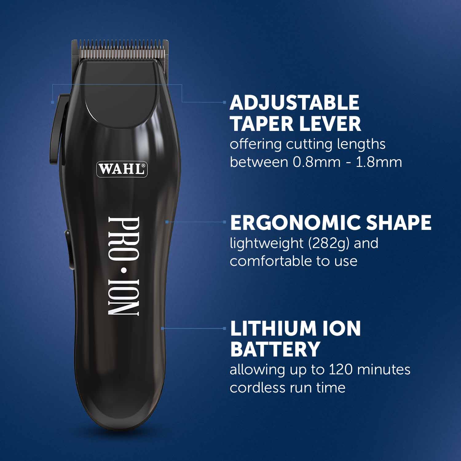 Pro Ion Cord/Cordless Horse Trimmer Equine Grooming Tools Wahl UK