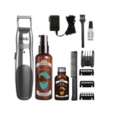 Trimmer with beard oil