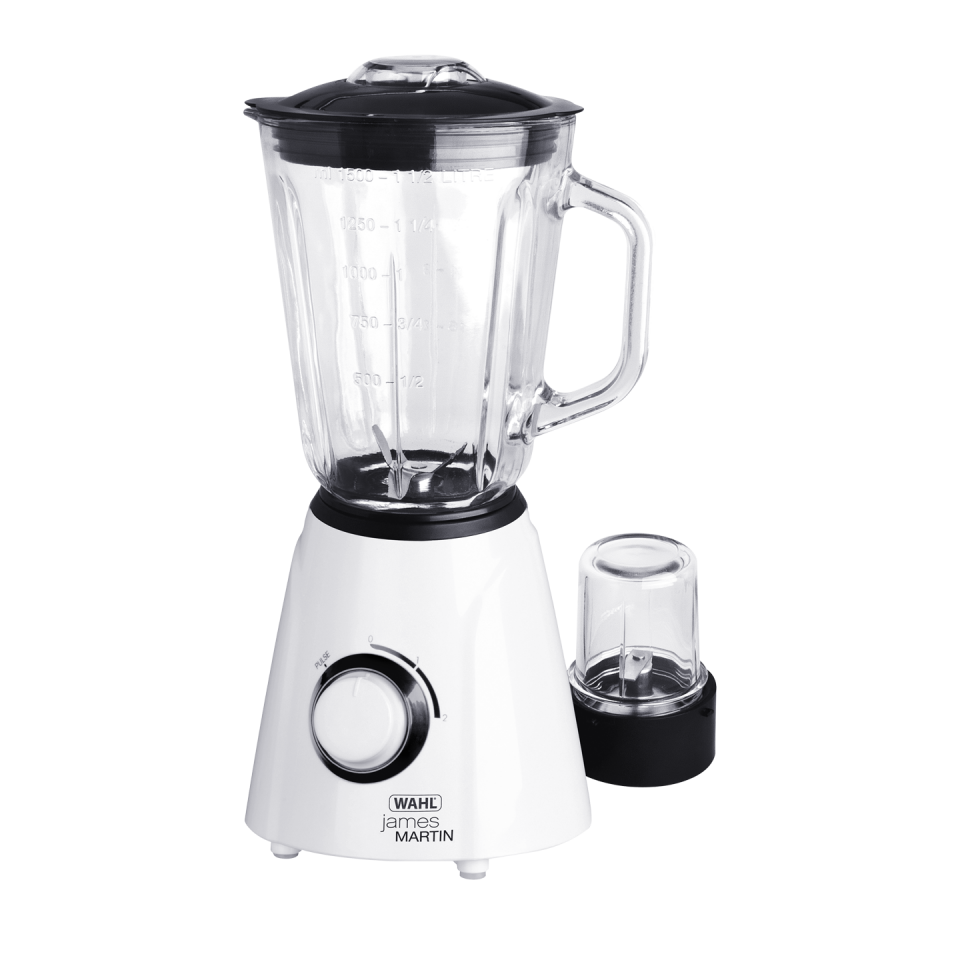 White Table Blender with Grinder Wahl UK