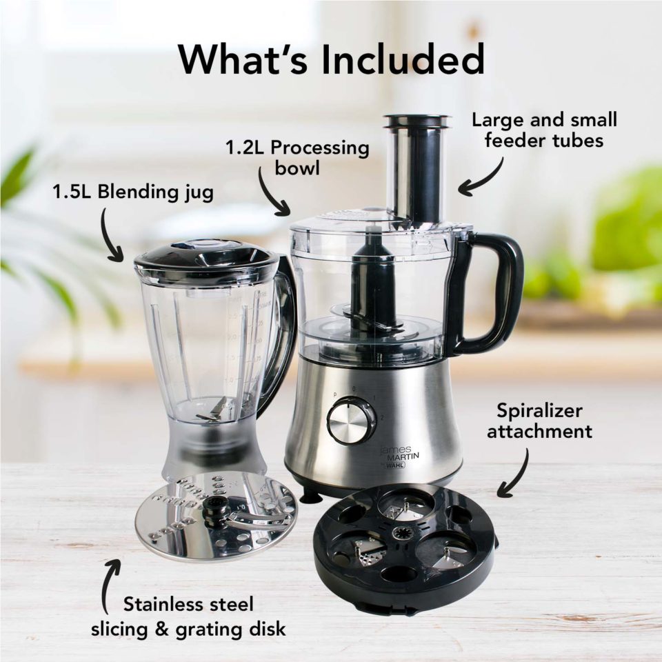 Processor & Spiralizer Attachment James Martin Kitchen Collection