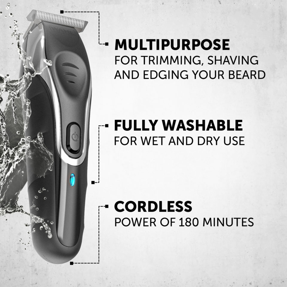Father's Day Gifts 18th June Aqua Blade Beard & Trimmer Wahl UK
