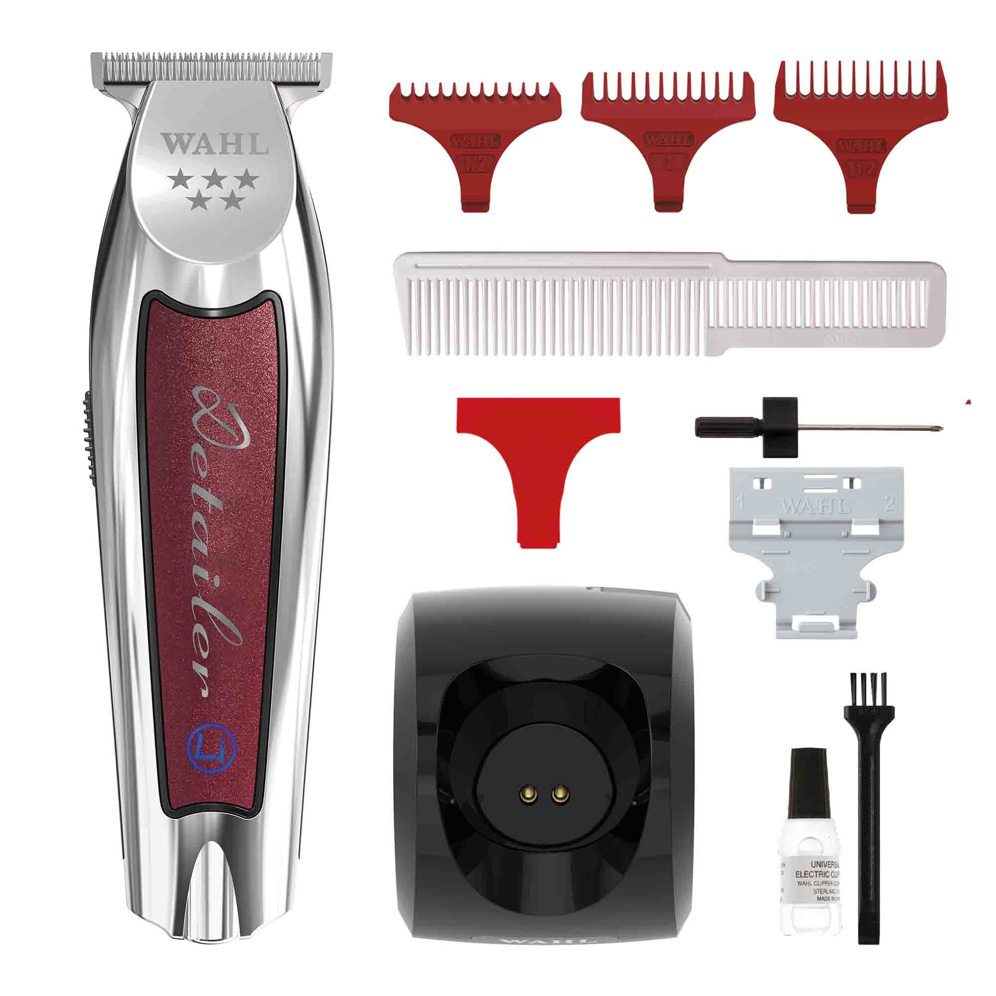 Tondeuse De Précision WAHL PRO DETAILER Sans Fil - Idéale Pour Les Finitions Barbe Et Cheveux