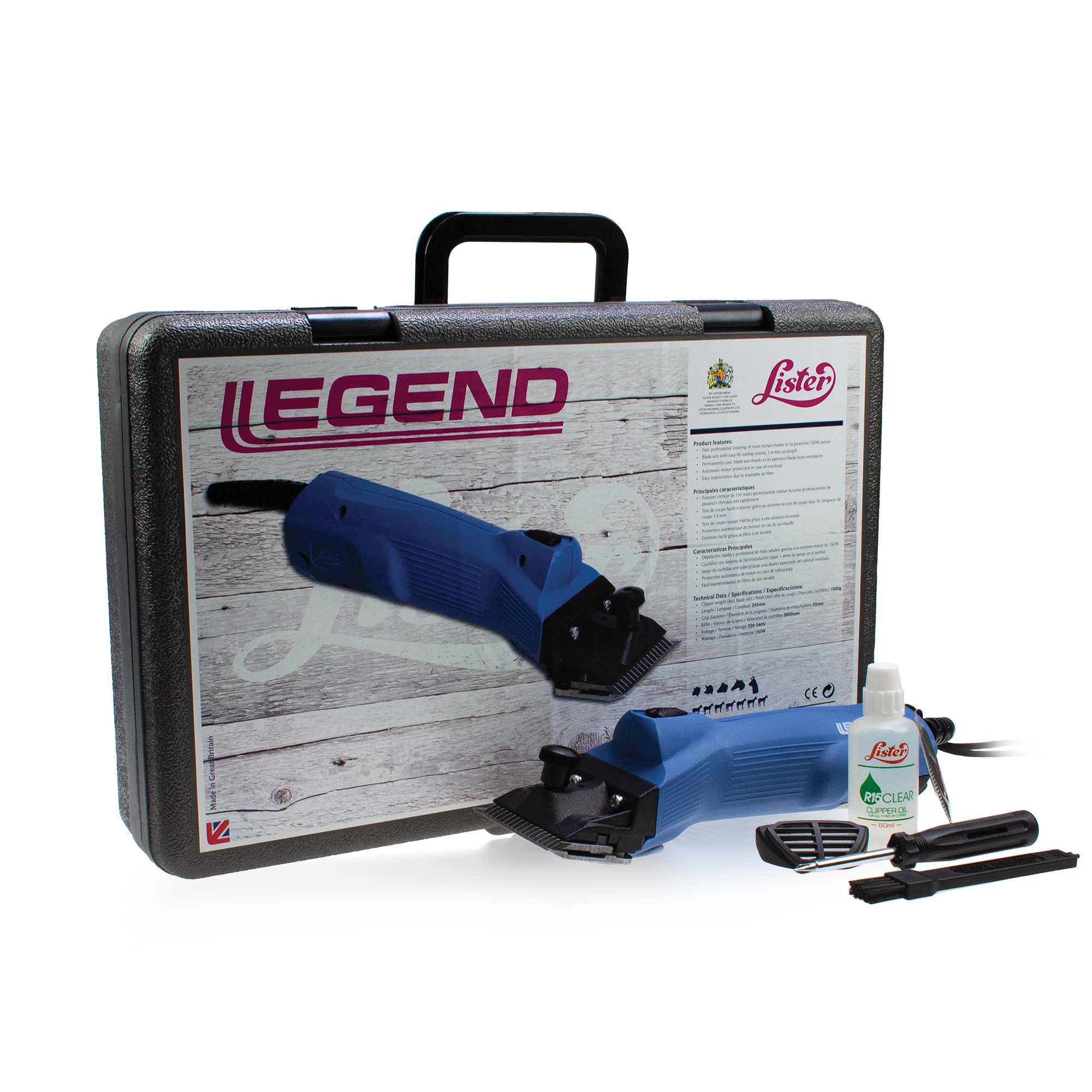 Wahl Lister Legend Clipper Heavy Duty Livestock Cattle Clipper