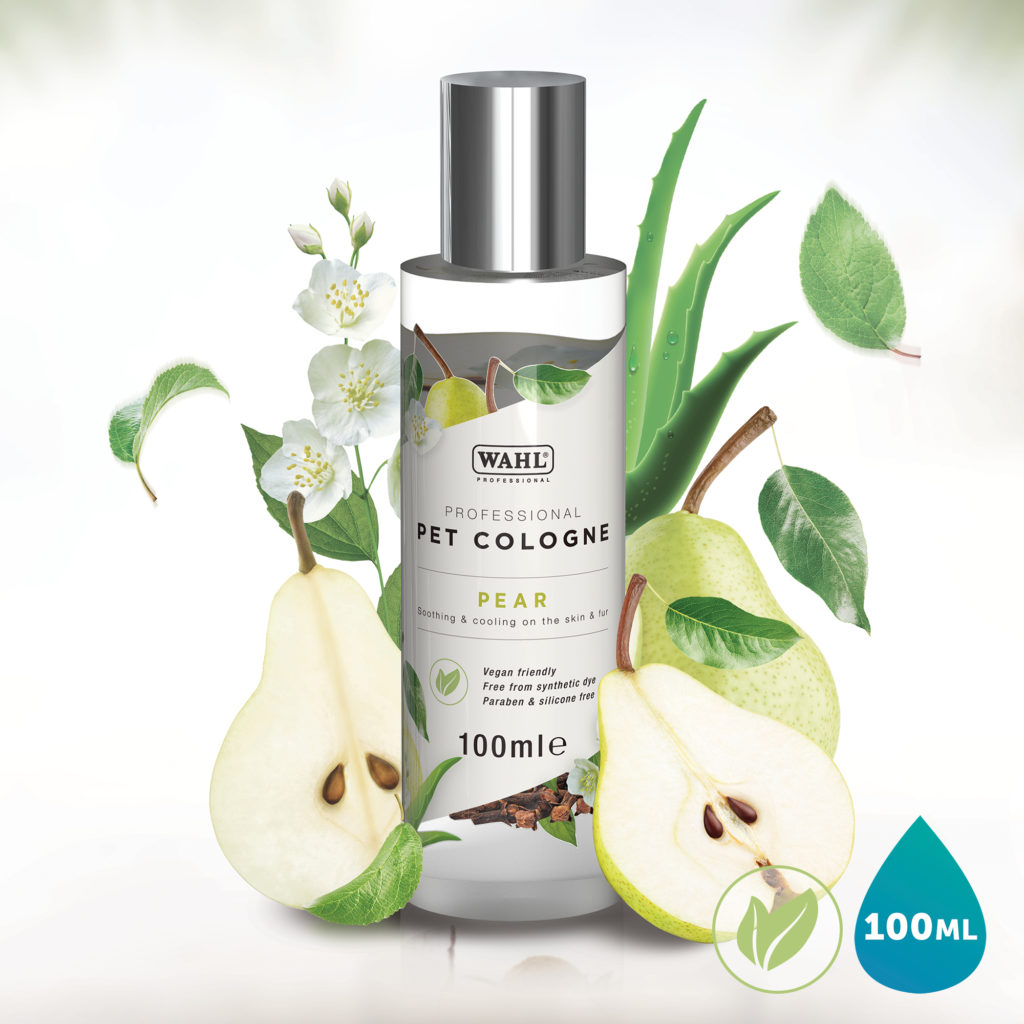 Wahl Pet Cologne Pear Scent Perfume for Dogs Pets Coat Refresher