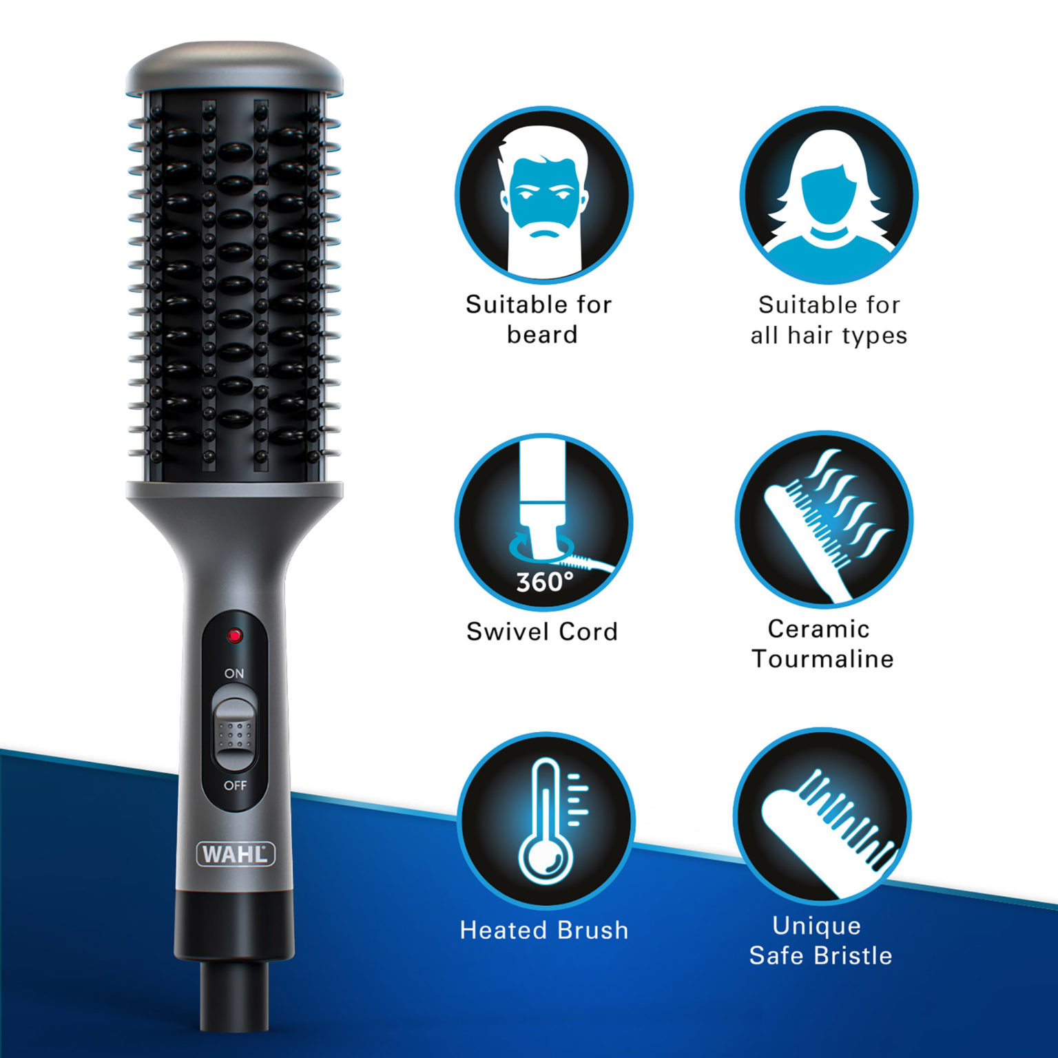 Straightening Heated Beard Brush Best Grooming Accessories 2021