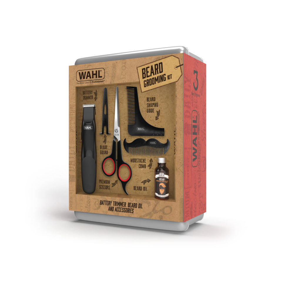 Wahl Beard Grooming Set with Beard Oil Gift Set for Men