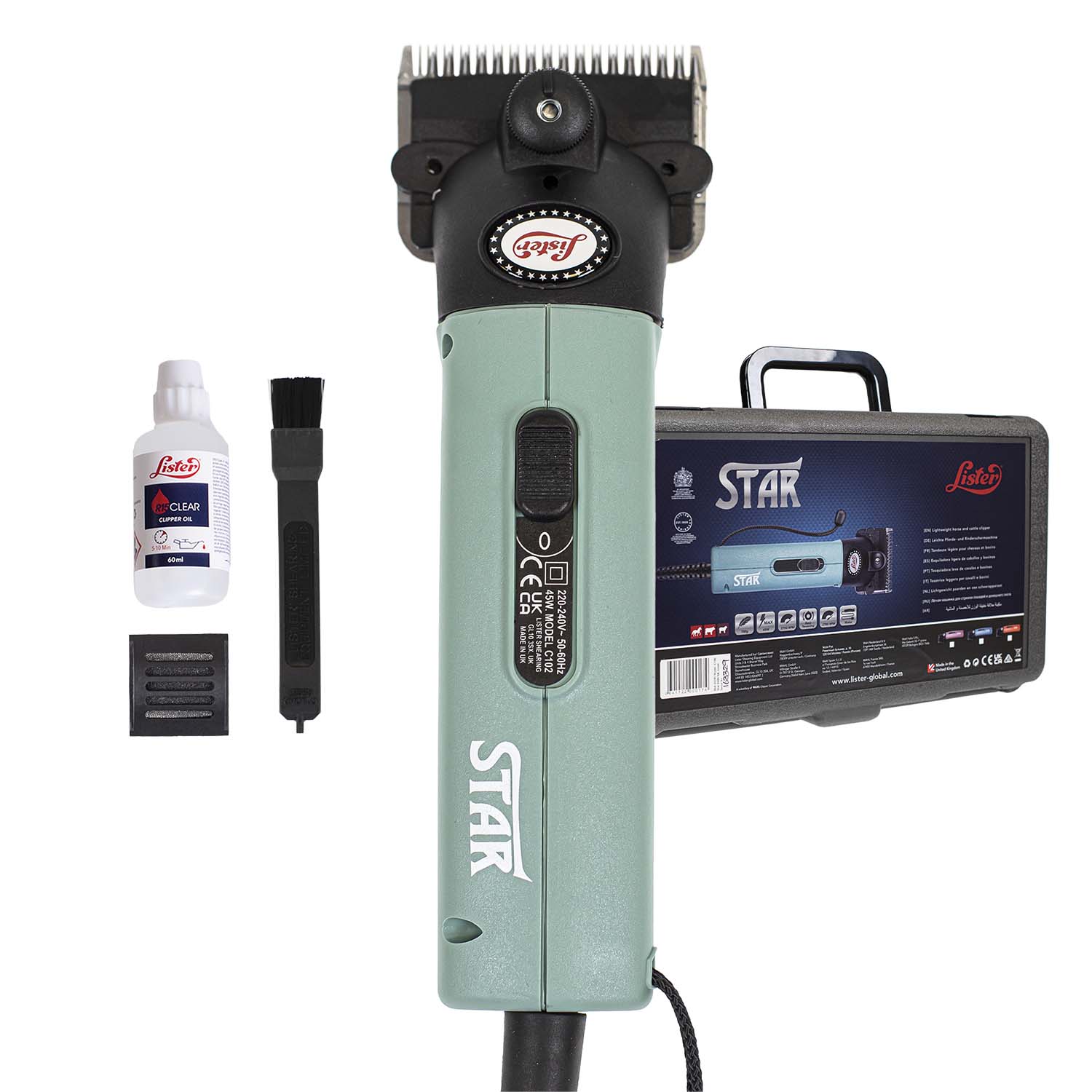 Wahl Lister Star Clipper Heavy Duty Equine Horses Clipping Tools