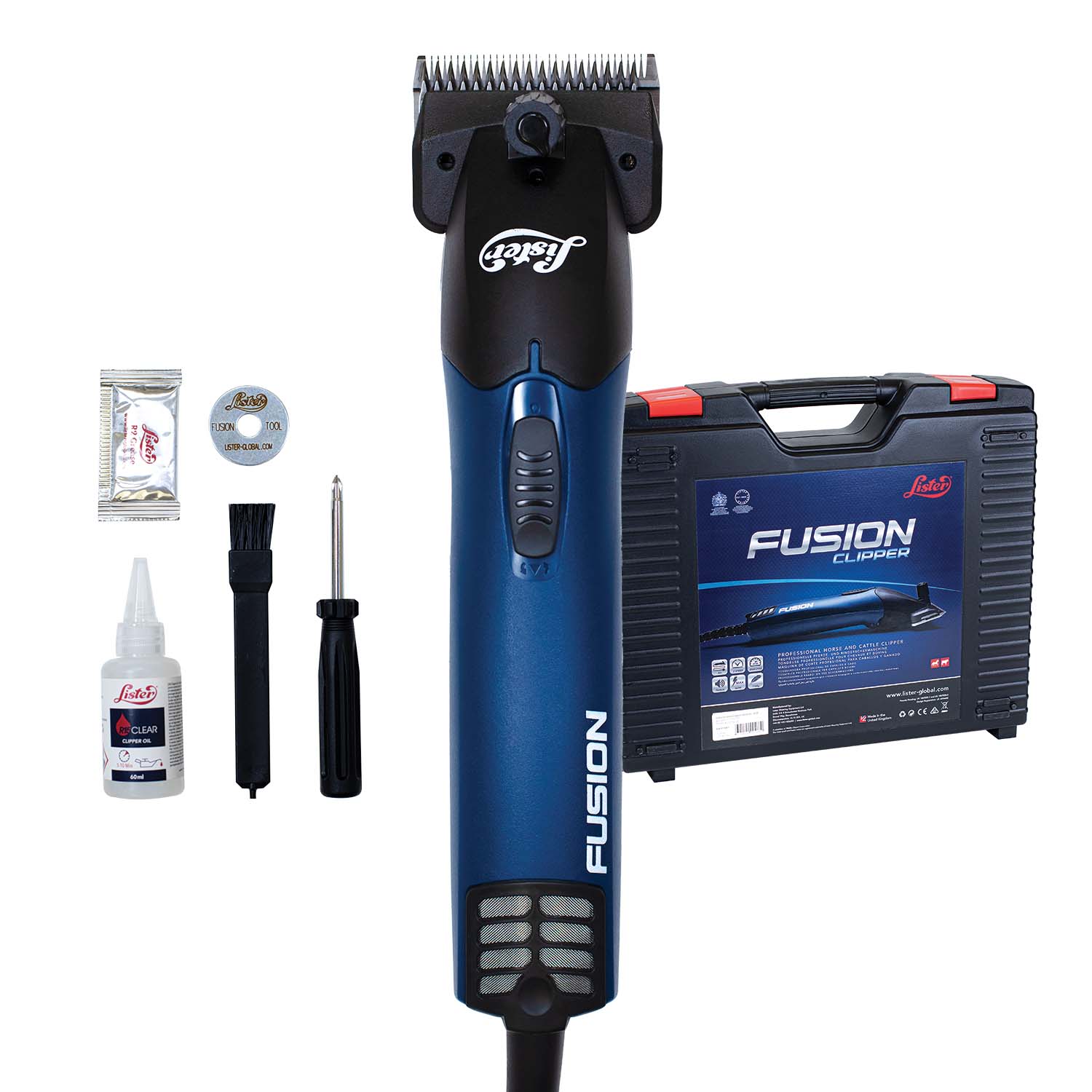 Wahl Lister Fusion Clipper Equine Alpaca Cattle Horse Grooming Tools
