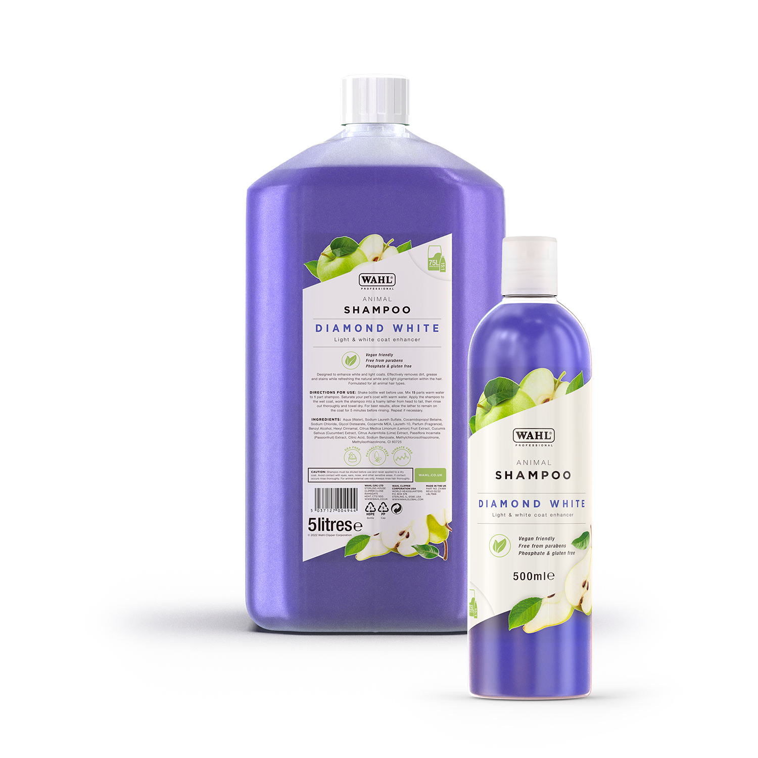 Wahl Diamond White Shampoo Animal Professional Grooming Products