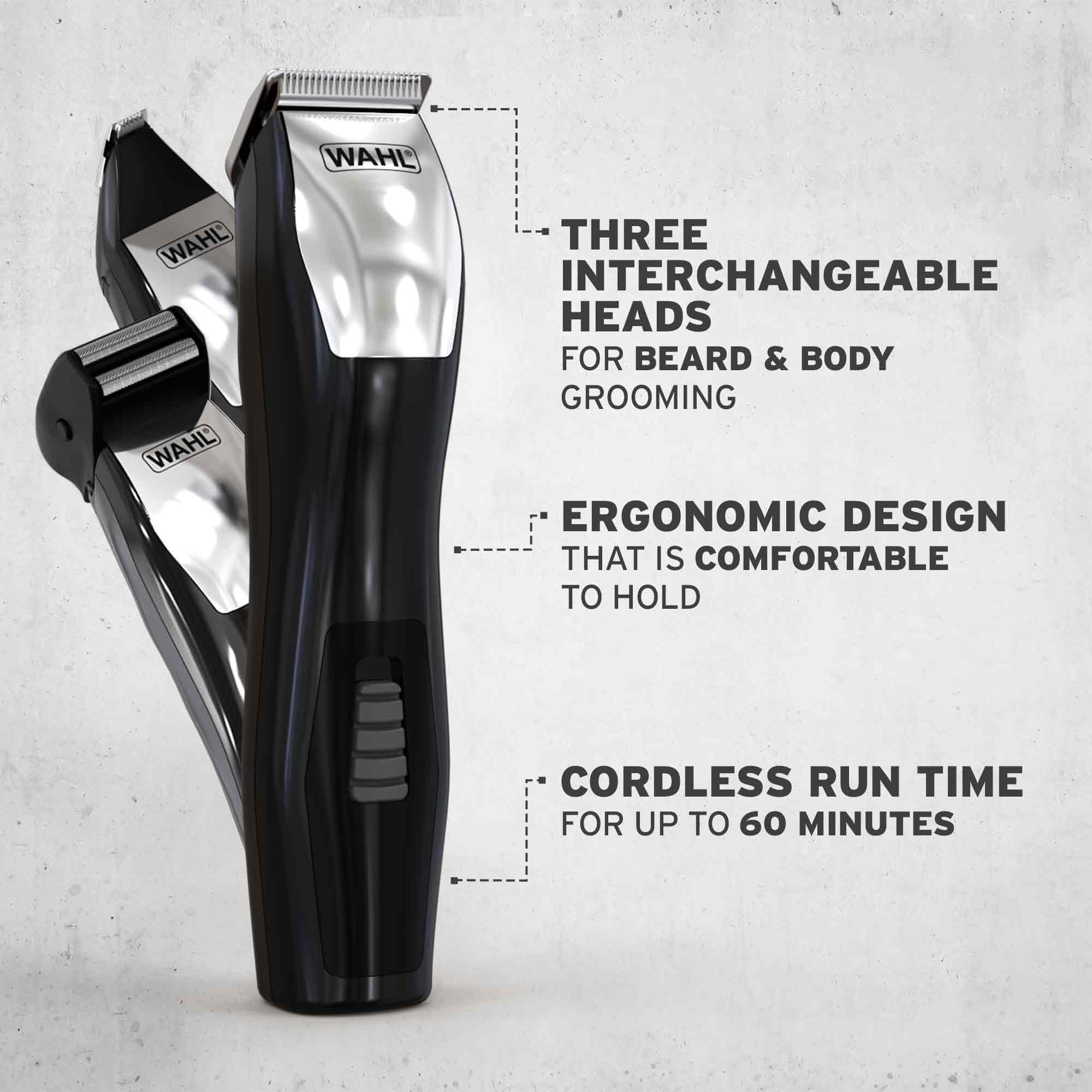 Groomsman 8 in 1 Trimmer Kit Beard & Body Trimming Wahl UK