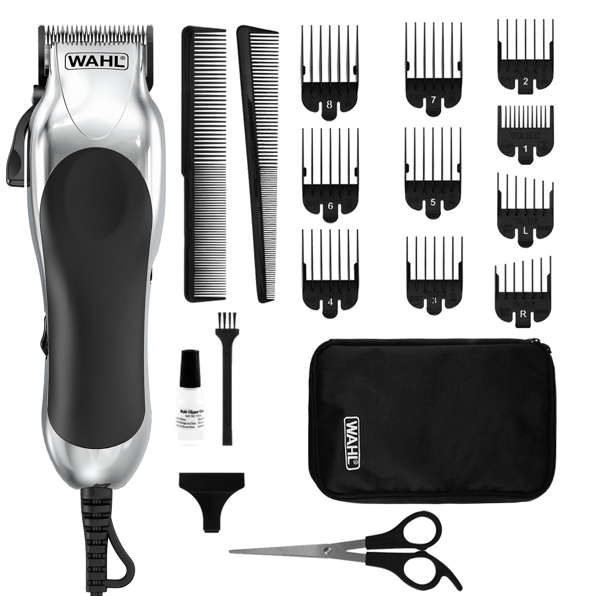 Wahl Chrome Pro Corded Hair Clipper Men Grooming Best Choice