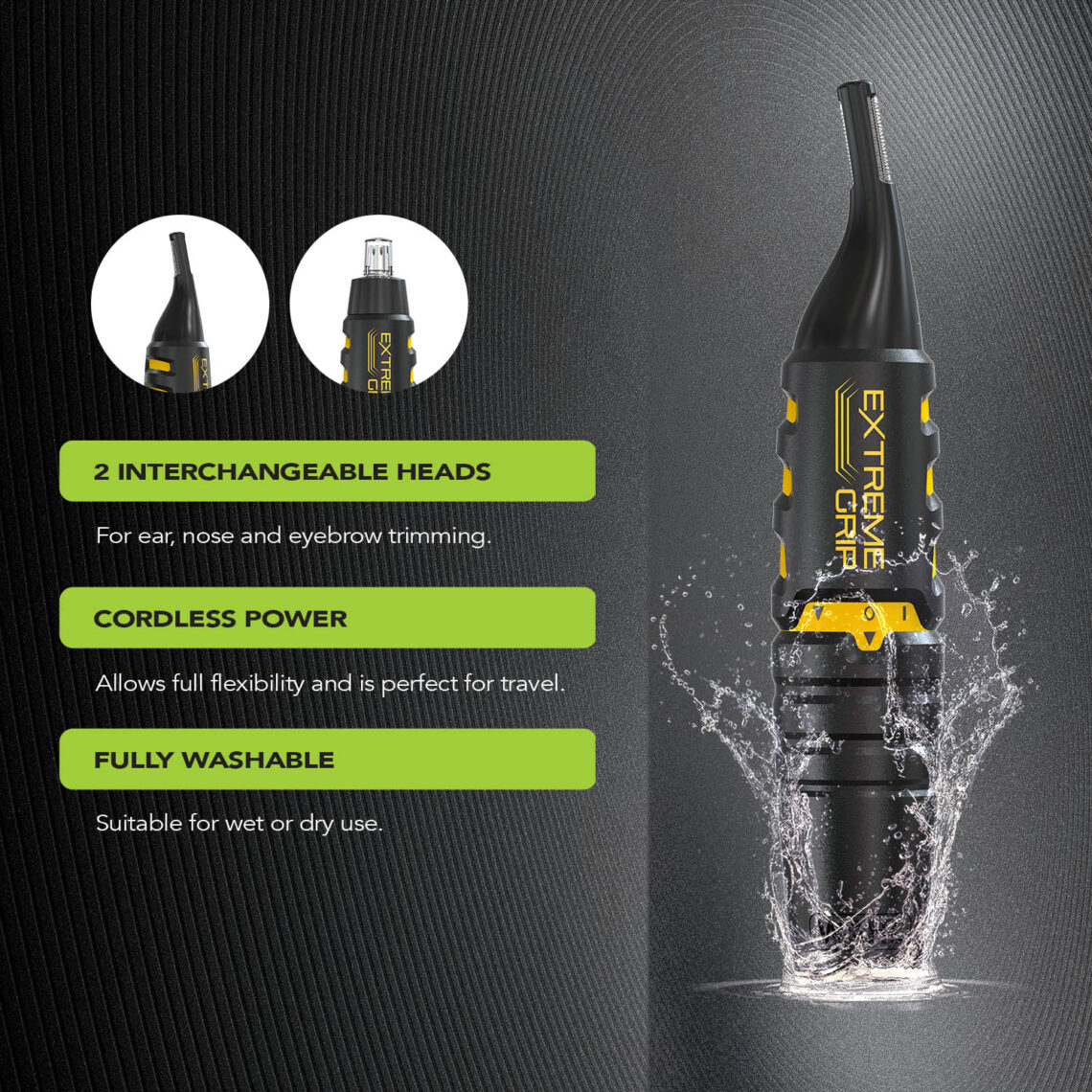 Extreme Grip Detail Trimmer Nose Trimmers Men's Grooming Wahl UK