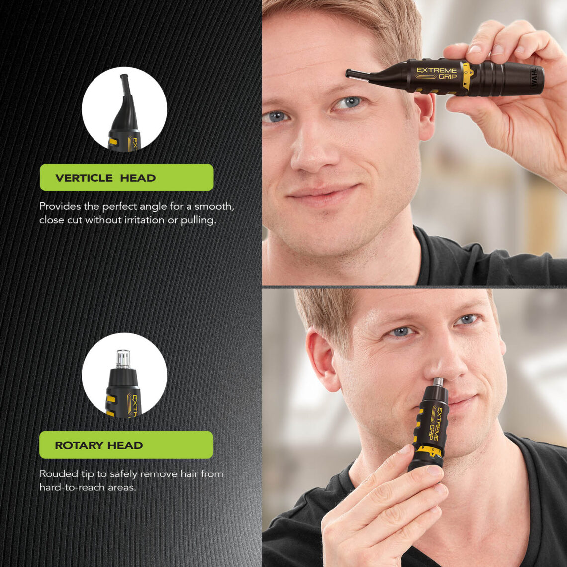 Extreme Grip Detail Trimmer Nose Trimmers Men's Grooming Wahl UK