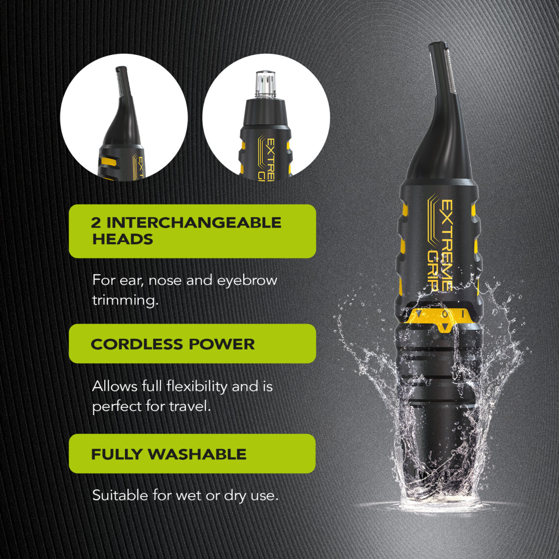 Extreme Grip Detail Trimmer Nose Trimmers Men's Grooming Wahl UK
