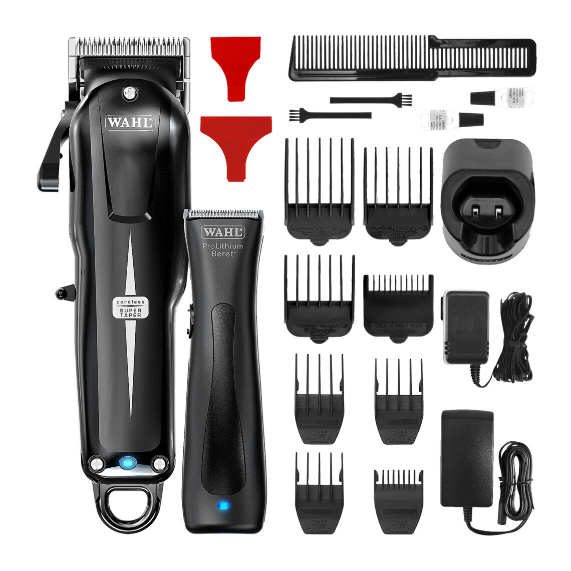 Cordless Super Taper and Beret Combo Barber Hair Clippers Wahl UK