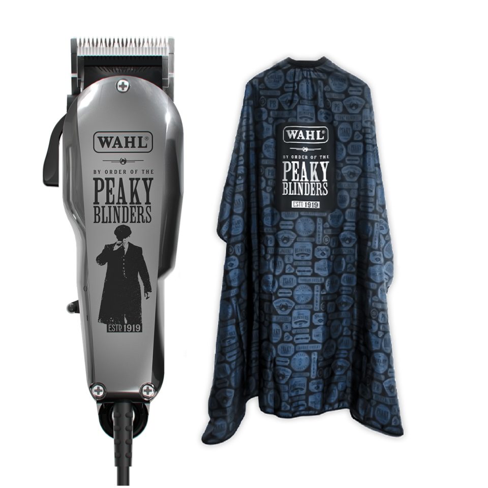 Peaky Blinders Corded Clipper & Barber Cape Pro Barber Supplies Wahl UK