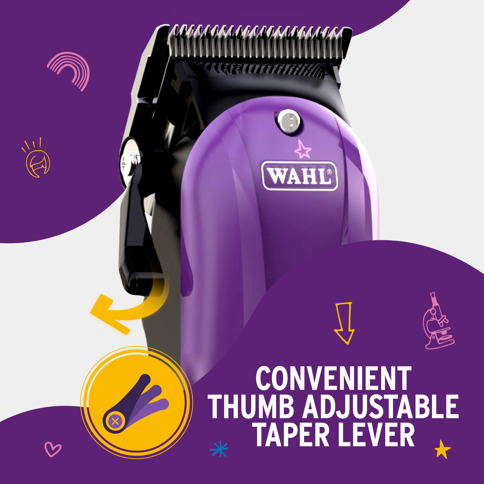 LPT Hair Clipper Pro Clippers Barber Supplies Wahl UK