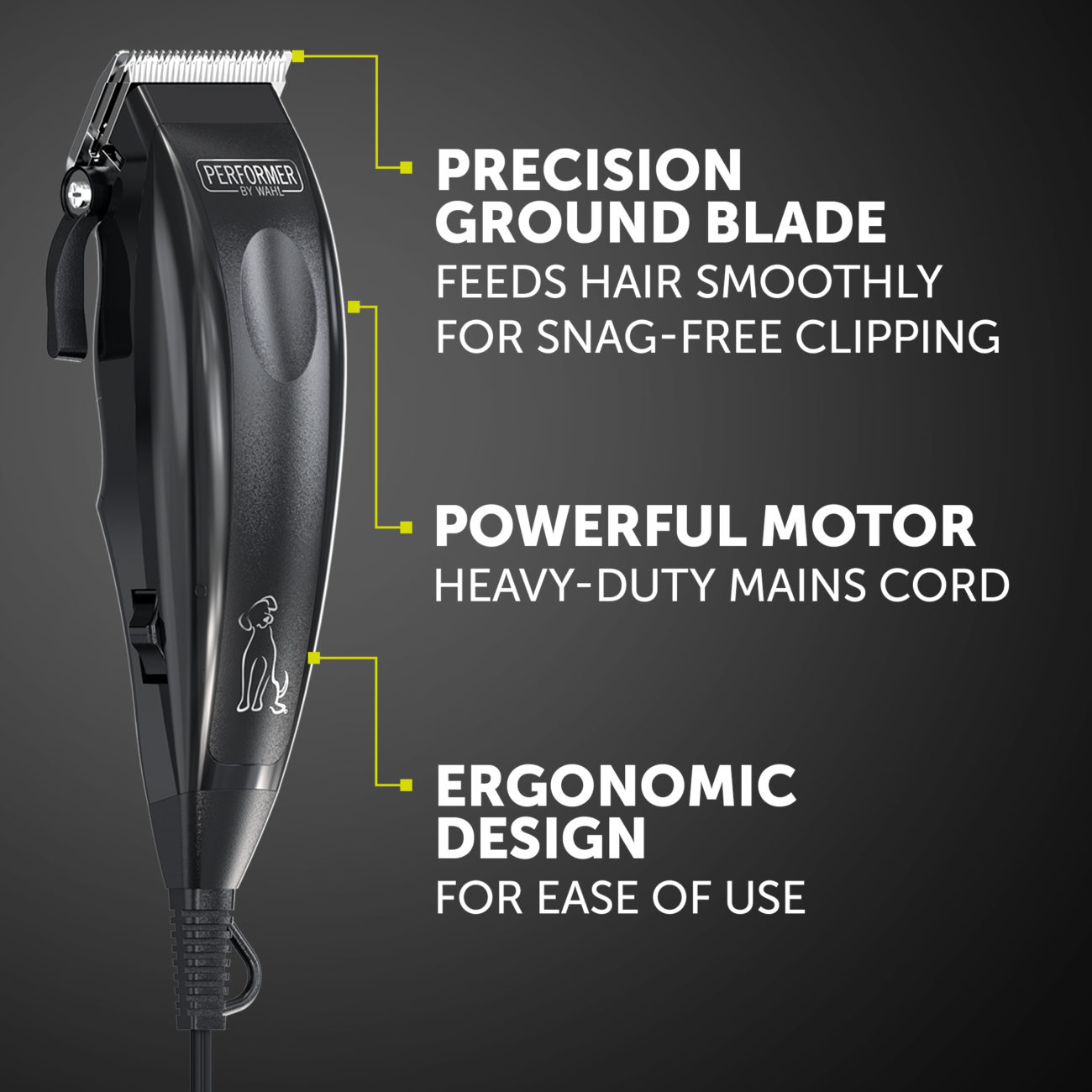 Performer Corded Pet Clipper Kit Wahl UK
