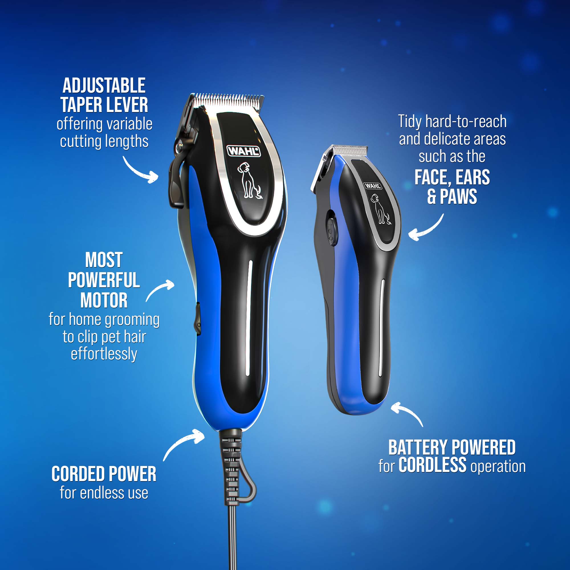 Complete Groom Dog Clipper & Trimmer Kit Wahl UK